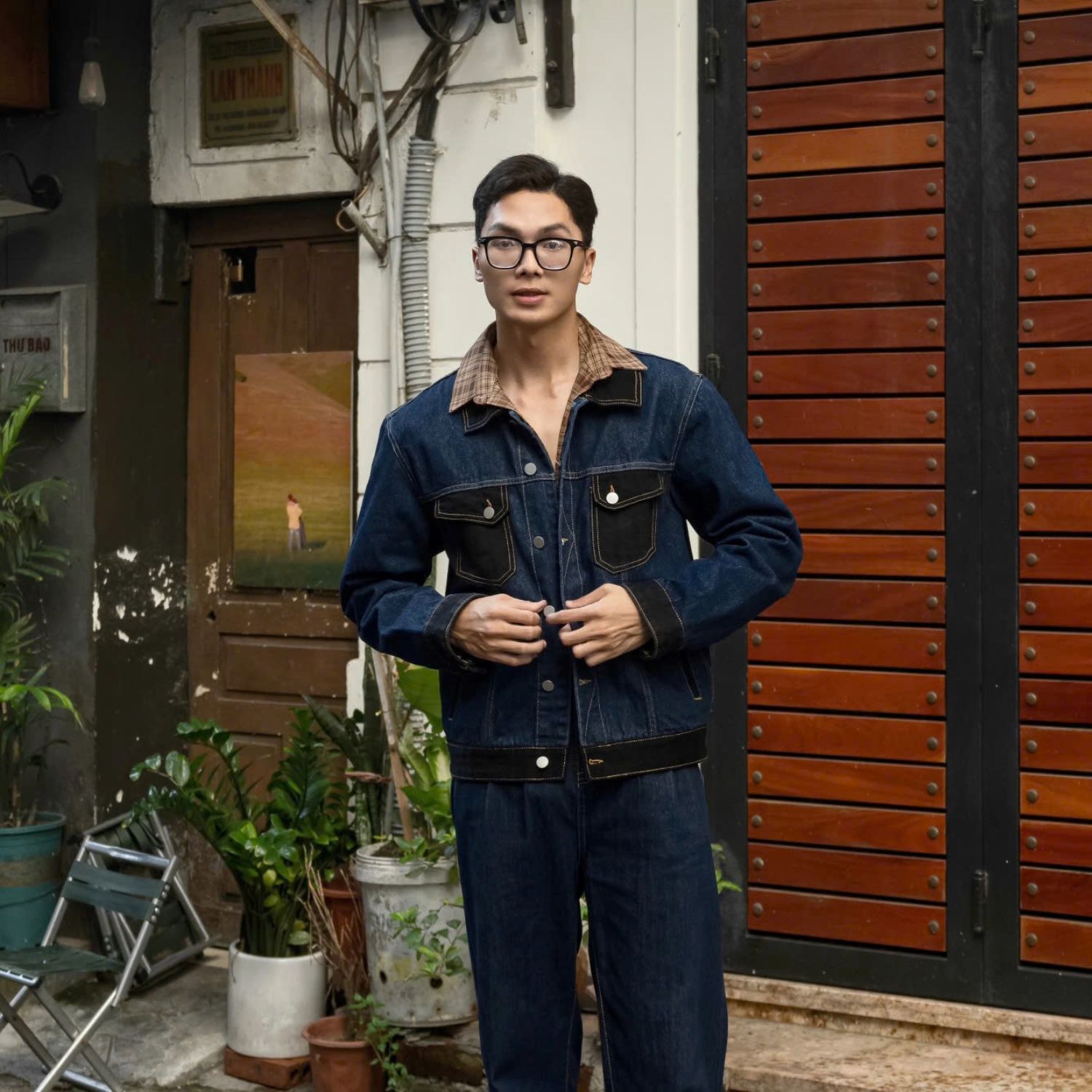 Áo Classic Indigo Denim Jacket Ryder