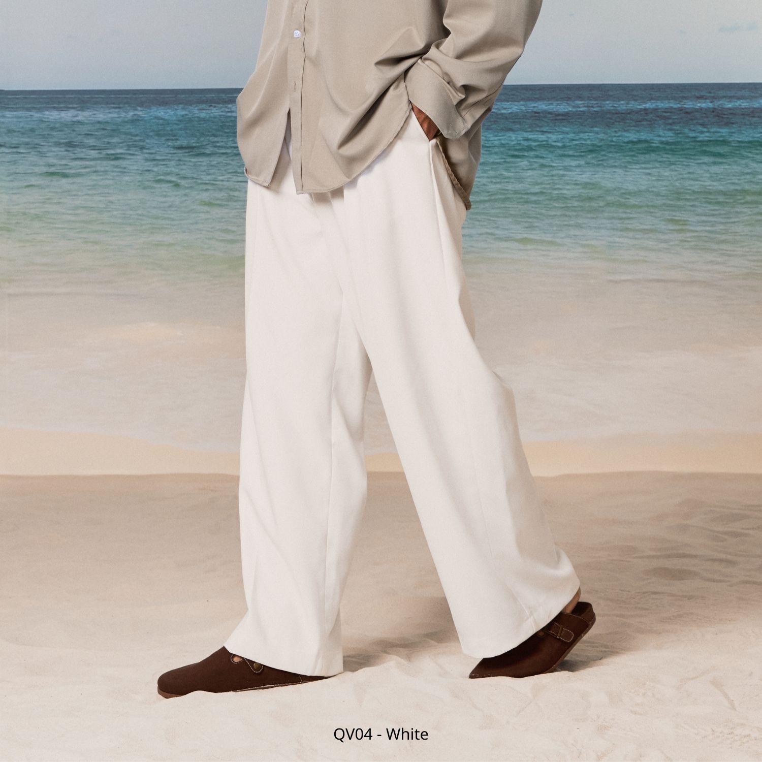 Quần Toni Wide-leg Trouser - QV04