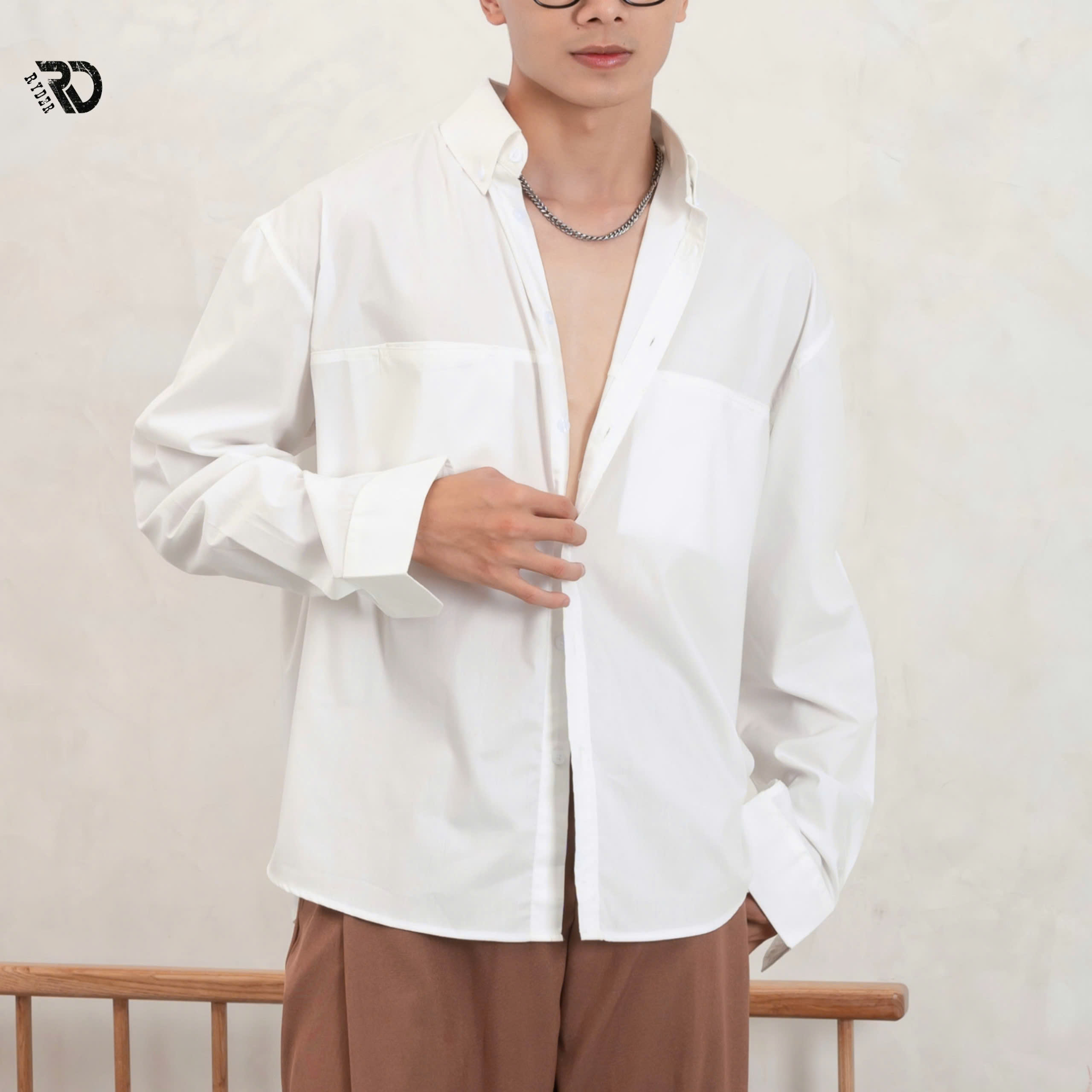 Áo Ryder Oxford Oversize Shirt - SM07