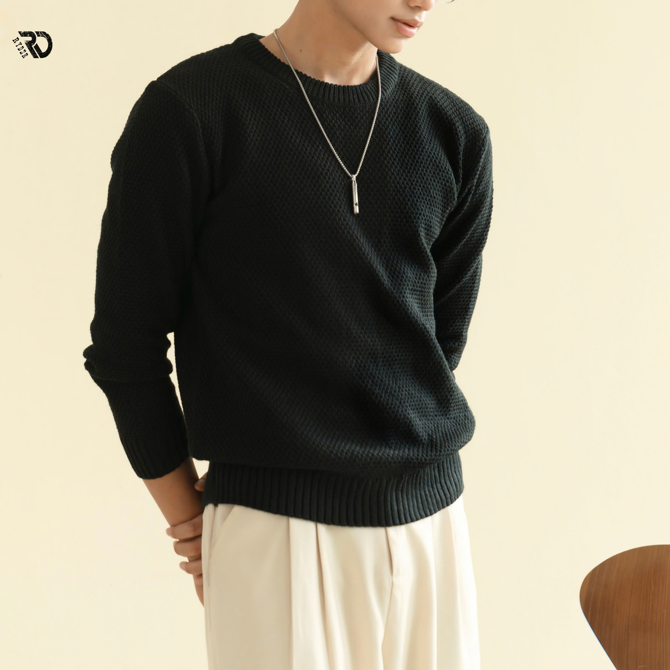 Áo Len Cổ Tròn Rice Regular Jumper Ryder- AL03
