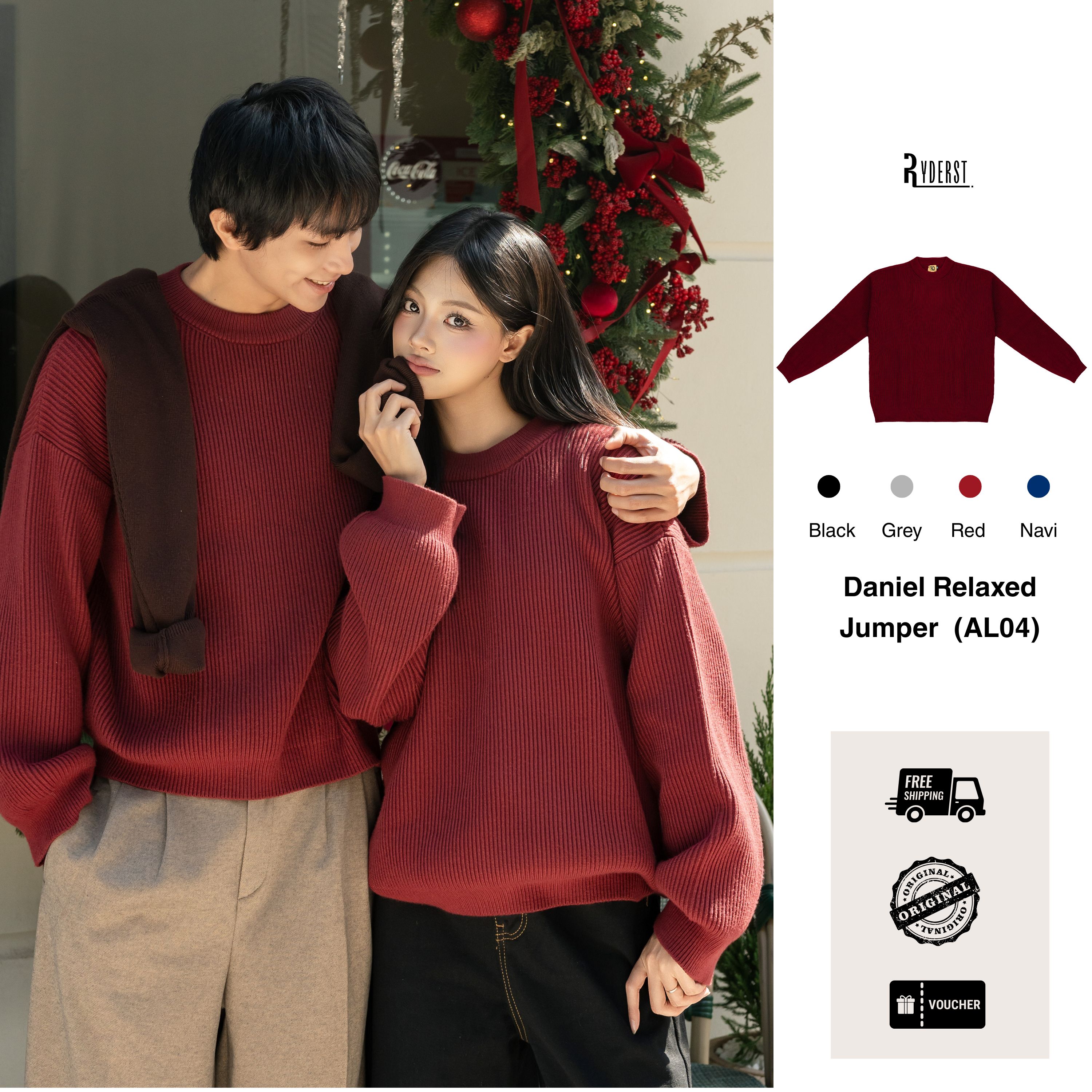 Áo len lông thỏ Ryder Daniel Relaxed Jumper- AL04