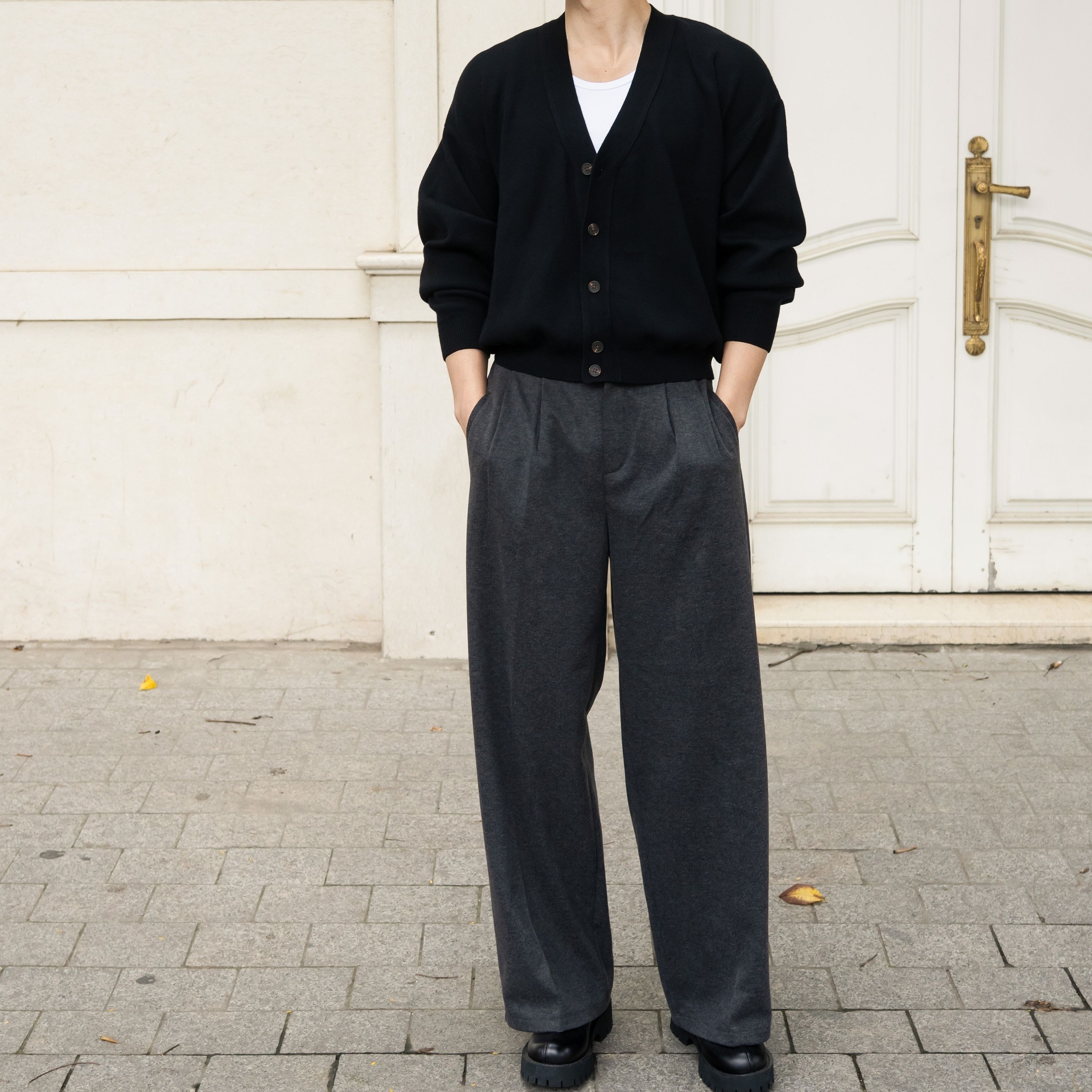 Set Cardigan + Quần Dạ