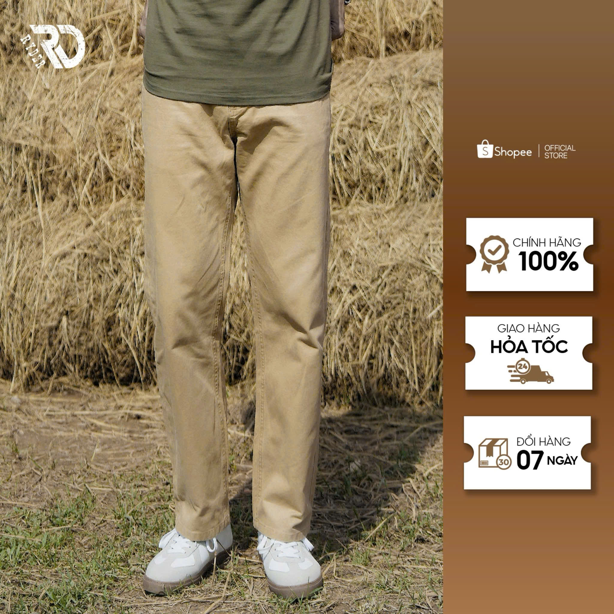 Quần Khaki Trouser ống đứng 01